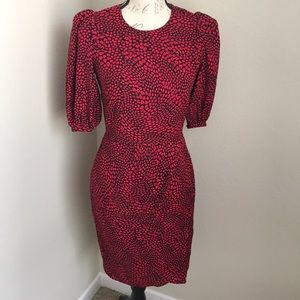 Puff sleeve dress